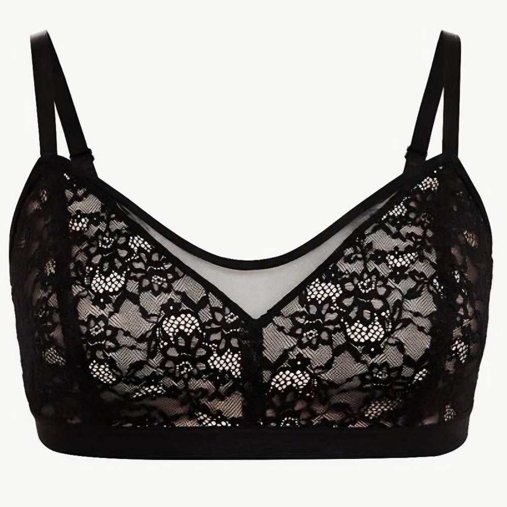 Torrid Curve Plus Size Chic Black Lace Full Coverage Everyday Comfort Support